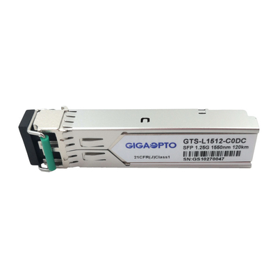 Optisches Transceiver-Duplex LC DOM Module SFPs 1.25G 1000BASE-EZX 1550nm 120km SMF