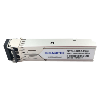 industrieller Transceiver 1000BASE-SX 850nm 550m Duplex-LC MMF DOM Module 1.25G SFP