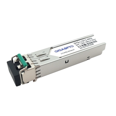 1000BASE-ZX 1.25G SFP 1550nm 80km industrielles Duplex LC SMF DOM Transceiver Module