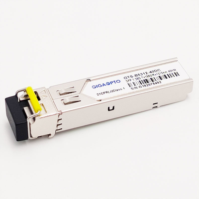 1000BASE-BX 1.25G BiDi SFP Transceiver 40km TX1550nm/RX1310nm LC SMF DOM Modul