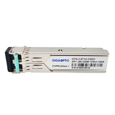 Duplex-SFP-Transceiver-Modul 1.25G 1000BASE CWDM 1270 1610nm 120km LC SMF DOM