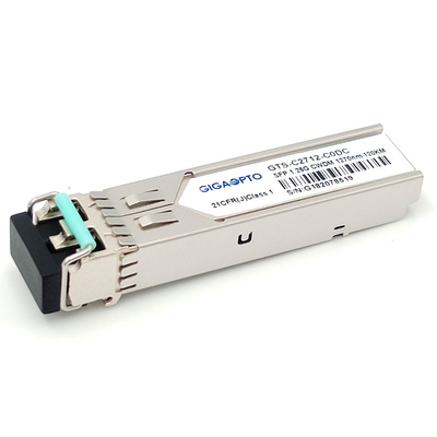 Duplex-SFP-Transceiver-Modul 1.25G 1000BASE CWDM 1270 1610nm 120km LC SMF DOM