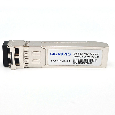 6G SDI SMPTE SFP einzelne Empfängerbausteine PIN 10km SMF LC MSA