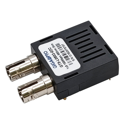 Transceiver 2km MMF 155Mbps 1x9 optischer Duplex-Transceiver LVPECL PECL St. 850nm Sc-FC