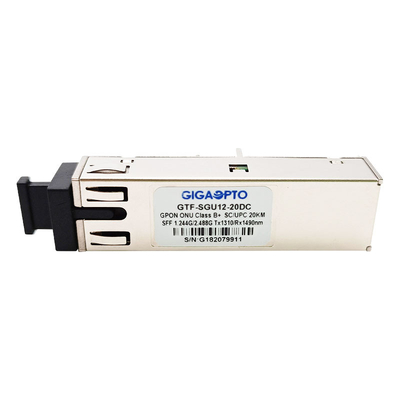 Transceiver SFF 2x10 der Klassen-B+ GPON ONU Behälter-Explosion TX 1310nm 1.244G RX 1490nm 2.488G Sc UPC