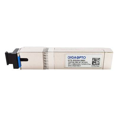 Transceiver-Modul Tx2.488G /Rx 9.953G 1270nm 1577nm SMF XGPON ONU N1 SFP+ Sc UPC 20km