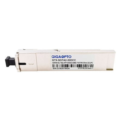 Transceiver-Modul TX 1577nm 9.953G/RX1270nm 2.488G SMF 20km XGPON OLT N2a XFP Sc UPC DDM