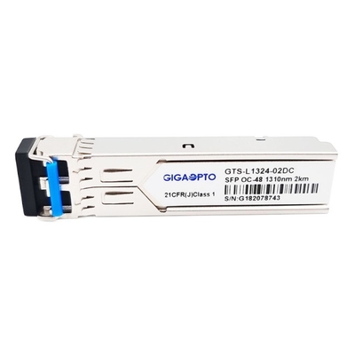 OC-48/STM-16 SR-1 anderer optischer optischer Transceiver des Transceiver-Modul-2.5Gbps SFP 1310nm 2km DOM Duplex LC SMF