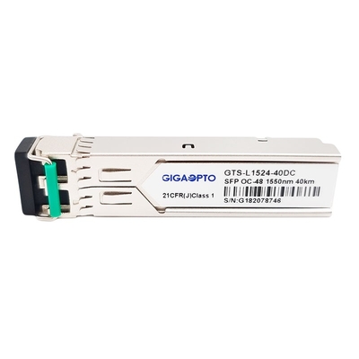 Duplex-LC SMF DOM Other Optical Transceiver Module OC-48 STM-16 IR-2 SFP 2.5Gbps 1550nm 40km