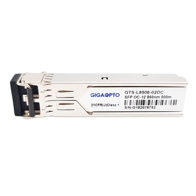 Transceiver-Modul MMF DOM Duplex LC 622Mbps SFP OC-12/STM-4 SR-0 850nm 500m