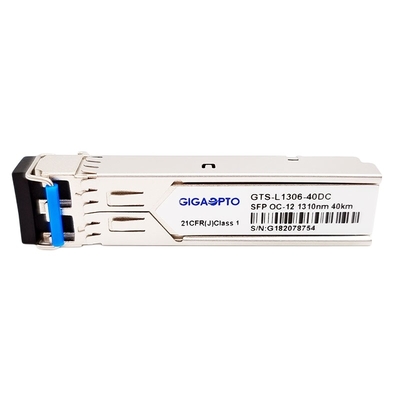 Transceiver-Modul LC SMF 622Mbps OC-12/STM-4 LR-1 SFP 1310nm 40km SDH/SONET DOM