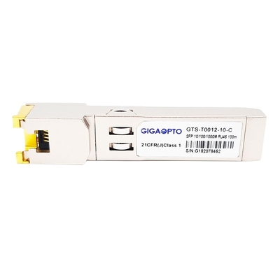 Kupfernes Transceiver-Modul SFPs 10/100/1000BASE-T 100m SGMII optisches Katzen-6/6a RJ-45
