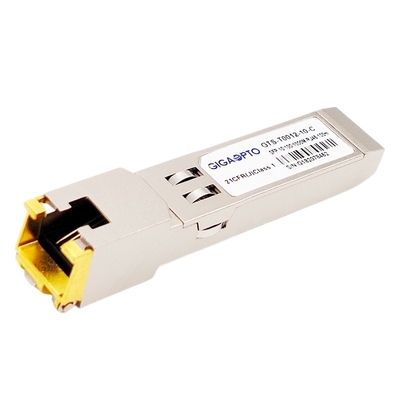 Kupfernes Transceiver-Modul SFPs 10/100/1000BASE-T 100m SGMII optisches Katzen-6/6a RJ-45