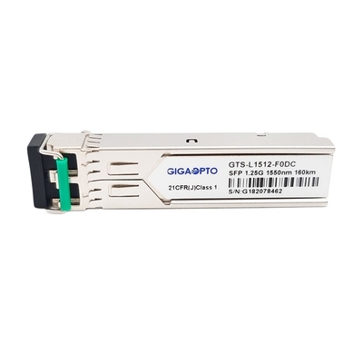 1.25G SFP optische Duplex LC DOM des Transceiver-Modul-1550nm 160km 1000BASE ZX SMF