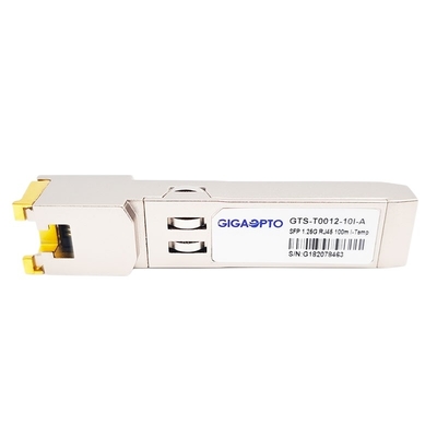 verkupfern optisches Transceiver-Modul 1000BASE T Monomode- 1000Mbps SFPs RJ-45 industrielles 100m
