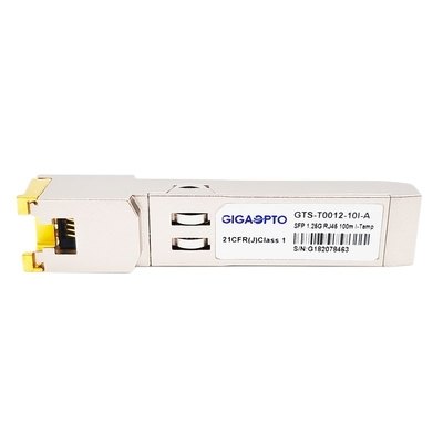 verkupfern optisches Transceiver-Modul 1000BASE T Monomode- 1000Mbps SFPs RJ-45 industrielles 100m
