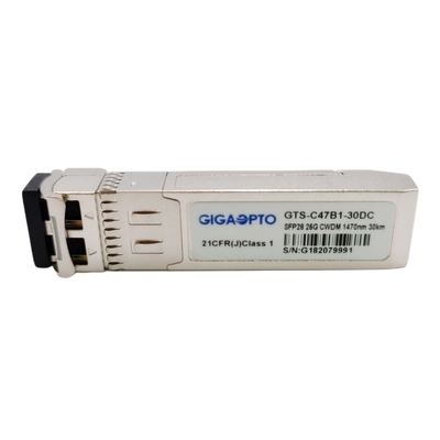 Monomode--Transceiver-Faser-Modul DOM 25GBASE ERL CWDM SFP28 1470nm 1570nm 30km LC SMF