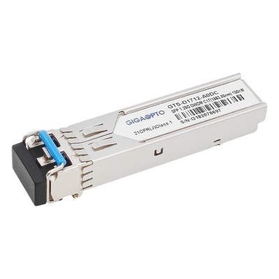 Transceiver 100km 1.25Gbps 1000BASE DWDM SFP optische C17 C61 100GHz DOM SMF LC
