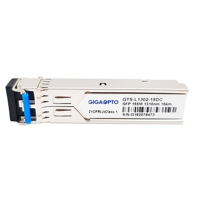 100BASE-LX 1310nm 15km SFP optische Transceiver-Modul-Duplex LC SMF DOM 155Mbps