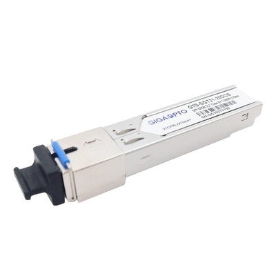 Transceiver-Klasse B+ TX 1490nm 2.5G RX 1310nm 1.25G 20km OLT GPON SFP Transceiver-Modul Sc DDM