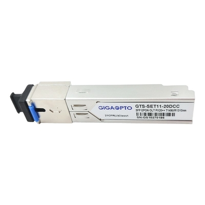 Transceiver-Modul EPON OLT PX20++ 1.25G PX30 TX1490nm RX1310nm 20km DDM Sc SFP