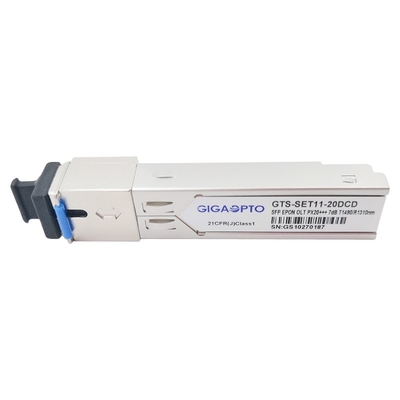 Transceiver-Modul OLT SFP EPON Px20+++ PX40 7dBm SFP 1.25G TX1490nm/RX1310nm 20km