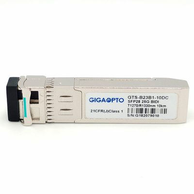 Bidirektionale optische Modul 10km LC des Transceiver-SFP28 DOM 1270nm-TX/1330nm-RX