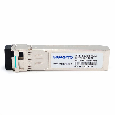 Doppel-CDR SFP28 optischer Transceiver 1270nm TX 1310nm RX 40km SFP28 25G BX 40 ich