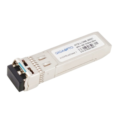 Transceiver-Modul 1310nm LC DDM SFP+ 10G ELR optisches Einmodenfaser-SMF 20km