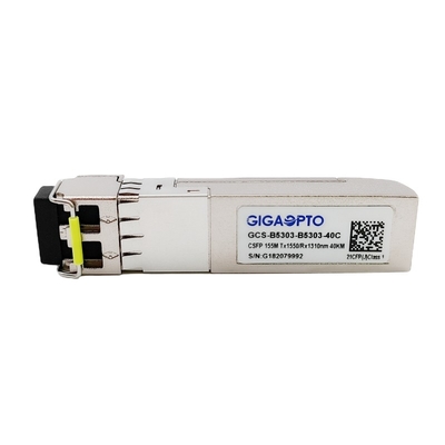 100BASE BX CSFP verdoppeln BIDI 40km TX1550nm RX1310nm Inspektions-Transceiver LC DOM