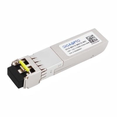 Transceiver 40km TX1550 RX1310 1000BASE CSFP Doppel-BIDI Inspektion LC DOM