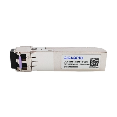 1000BASE CSFP verdoppeln BIDI 120km TX1490 RX1550 Inspektion LC DOM Transceiver