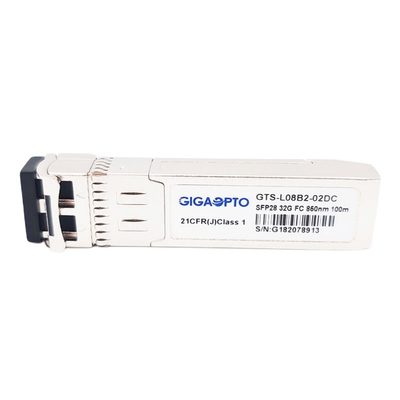 Kanal der Faser-32G kurzwellige 32GFC Transceiver-Modul 100m LC Schalters 850nm SFP28 DOM