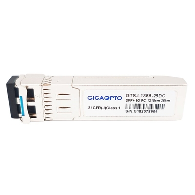 Faser-Kanal-Transceiver-Modul SMF 1310nm 25km LC SFP+ 8G FC DOM