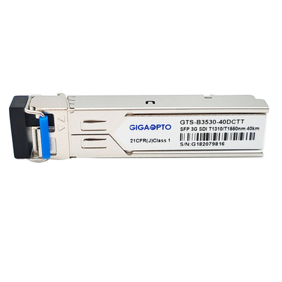 3G-SDI 1-Fiber BiDi optisches pathologisches Muster-Verdoppelungvideomodul nicht MSA Sender-1310nm/1550nm 10km