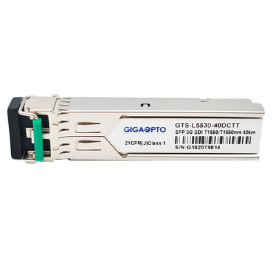 SD-SDI/HD-SDI/3G-SDI Doppeldoppelfaser-Modul nicht MSA Pinout übermittler-1550nm 40km