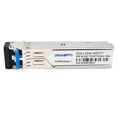 optisches Modul 1310nm 10km stützt der Doppelübermittler-3Gbps pathologische Videomuster