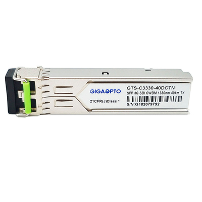 3G-SDI SFP CWDM einzelne Senderbaugruppe 1270nm-1610nm 40KM SMF LC DDM nicht MSA