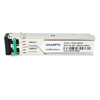 Optischer Sender-Empfängerbaustein MSA DDMI SMPTE 3G-SDI SFP 1550nm 40km