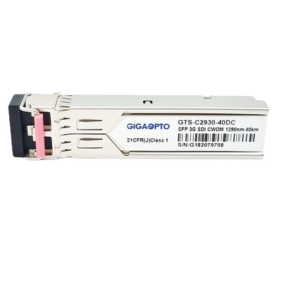 Übermittler-Empfänger SFP-Transceiver-Modul-pathologische Videomuster 3Gb/S CWDM 40km MSA