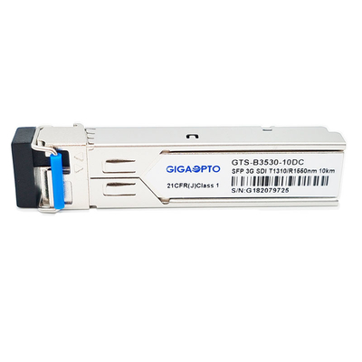 Transceiver-Modul SFPs BiDi 1310nm TX 1550nm RX 10km Video 3Gbps MSA Digital für SD/HD/3G-SDI