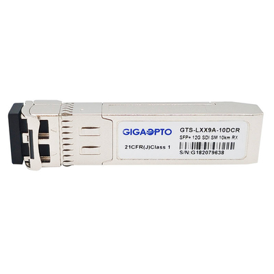 Video MSAs 12G SDI einzelnes optischer Empfänger-Modul SFPs 1310nm 10km für 12G 6G 3G HD SD-SD
