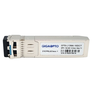 SFP-Transceiver DOM LC SMF Video 12Gb/S 1310nm 10km einzelner Übermittler-pathologisches Modul MSA Pinout
