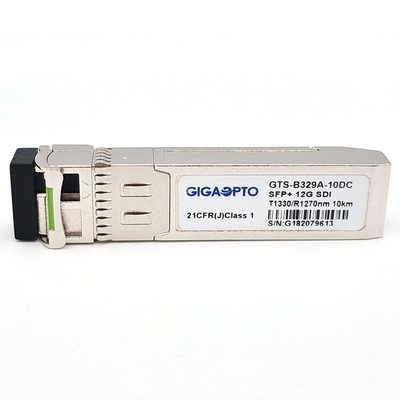 Video-SFP optischer Transceiver BiDi 13T 12R SMPTE Transceiver 12G UHD SDI