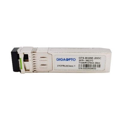 Faser-Kanal-Transceiver-Modul TX1330 RX1270nm 16G FC 20km SFP+