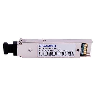 10GBASE-BX XFP bidirektionaler optischer Transceiver 1270nm/1330nm 10km LC DOM