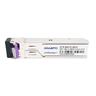1000BASE-BX bidirektionales SFP Cisco kompatibles SFP 40km SMF für GLC-BX40-DA
