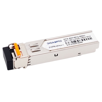 TX1570nm-/RX1490nm-Gigabit-Faser-Transceiver 80km LC für SMF GLC-BX80-D