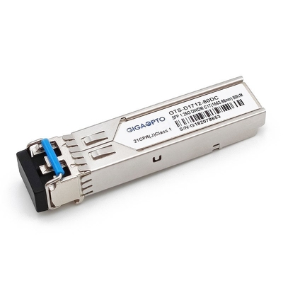 kompatibler 1G DWDM SFP ZX Transceiver 80km 100GHz Cisco DWDM-SFP