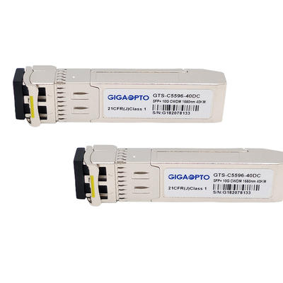 1270-1610nm CWDM 10Gbps SFP+ Faser-Transceiver 15dB SMF für HPE CWDM-SFP10G-xxxx